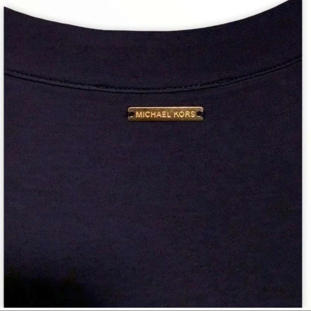 Michael Kors Navy Grommet Maxi 15” Across Chest